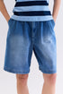BERMUDA JEANS AZUL MÉDIO